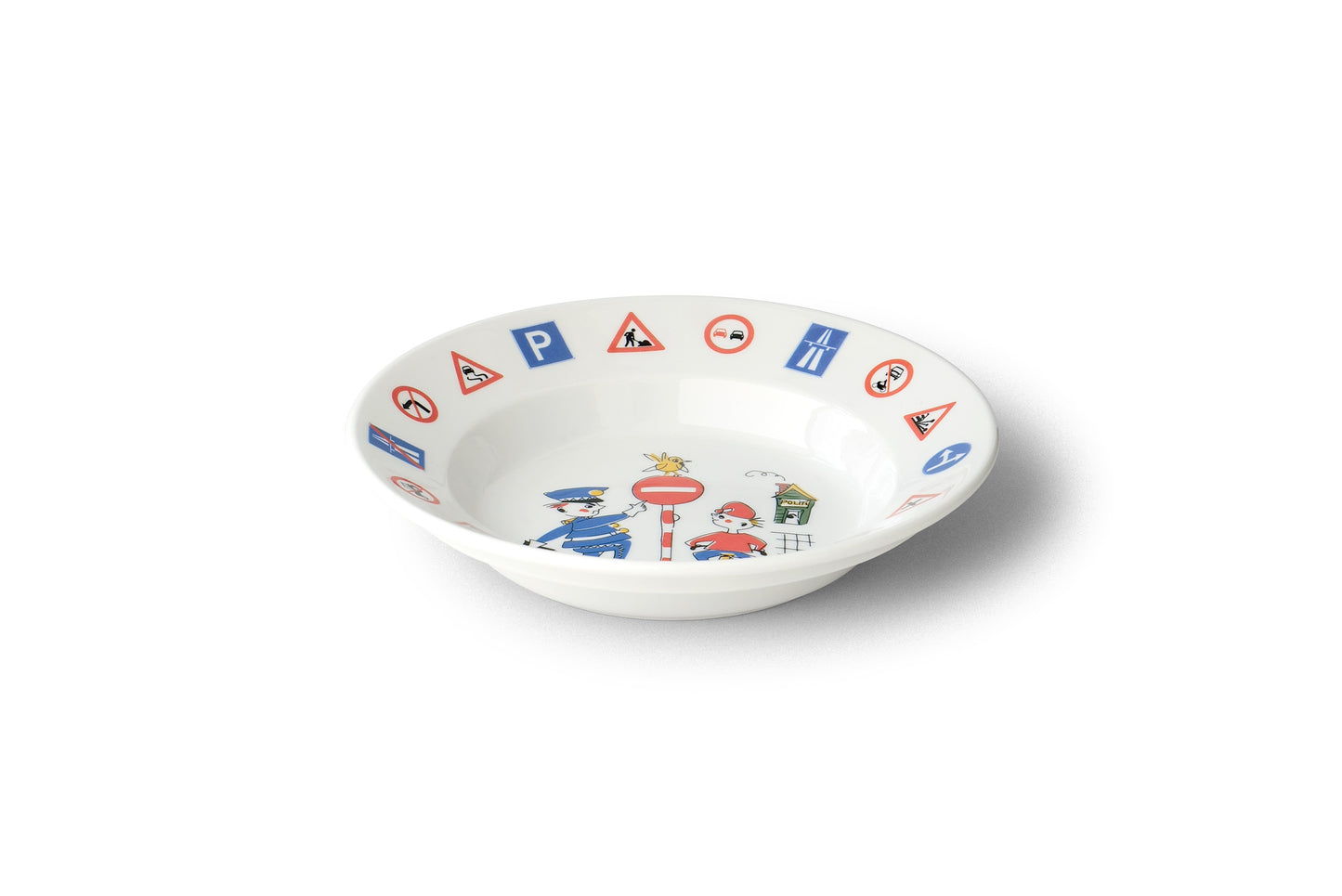 Figgjo Trygg Trafikk tallerken dyp - 19 cm / 16 cl