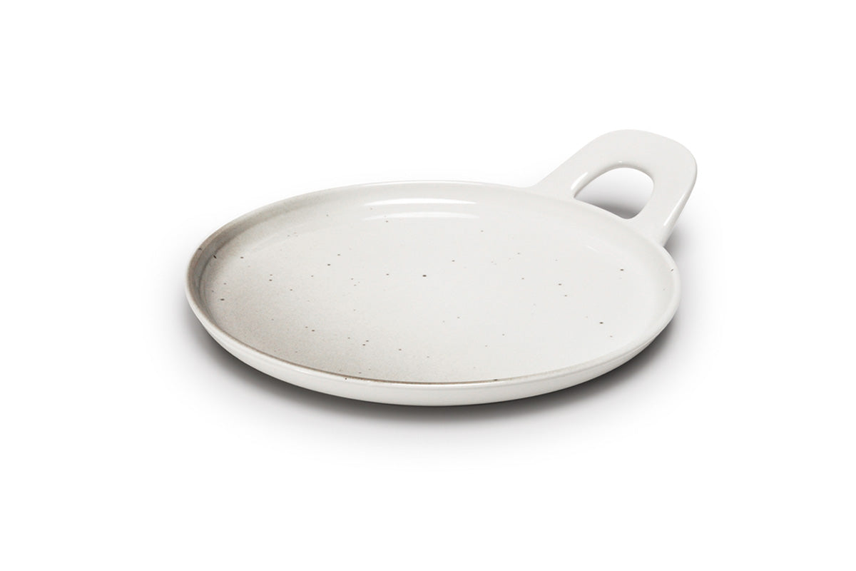 Figgjo Skygge Tallerken m/håndtak - 23x26.5 cm - Brun skygge produktfoto