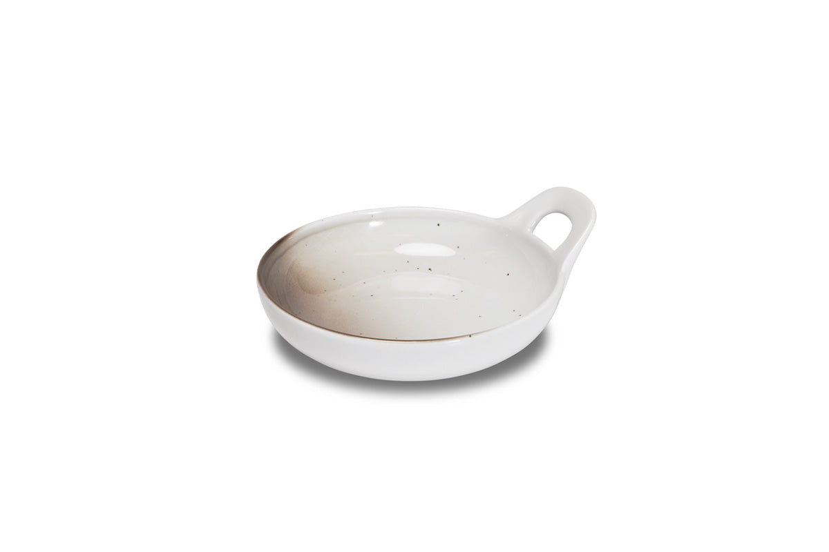 Figgjo Skygge Tallerken høy kant m/håndtak - 16x18.5 cm / 40 cl - Brun skygge produktfoto