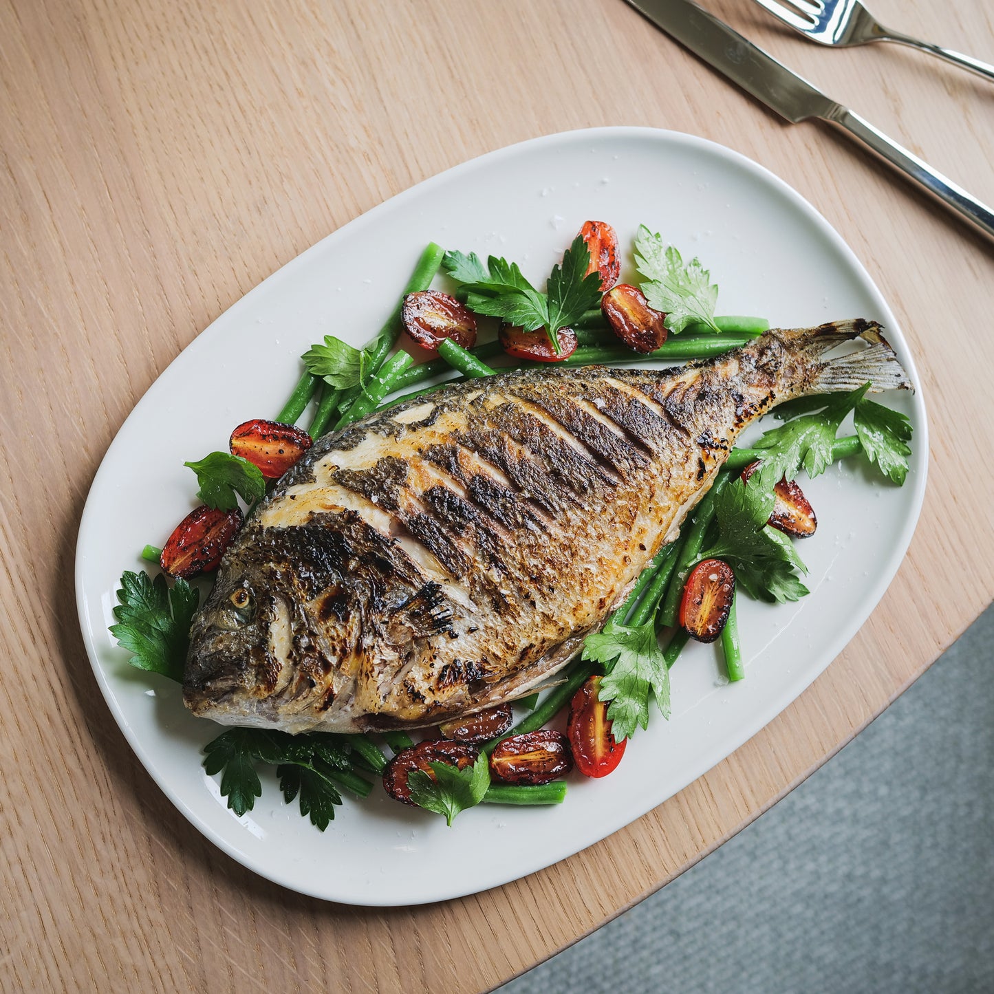 Figgjo Frame Tallerken - 31x23 cm - Hvit