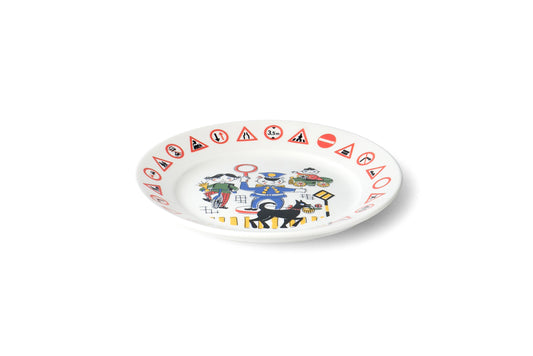 Figgjo Trygg Trafikk Tallerken - 20.5 cm